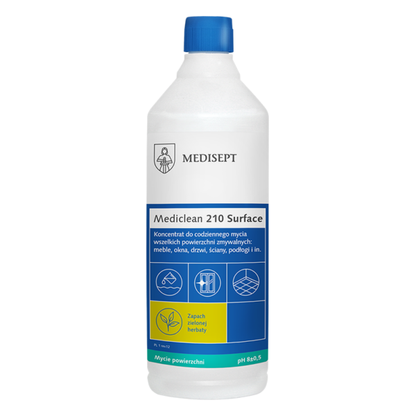 Mediclean 210 Surface Zielona herbata 1L