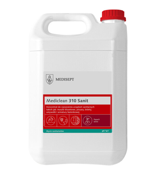 Mediclean 310 Sanit Wiśnia 5L 1 Mediclean 310 Sanit Wiśnia 5L