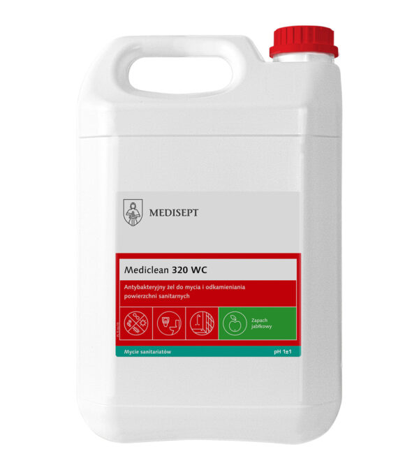 Mediclean 320 WC 5L - jabłko 1 Mediclean 320 WC 5L - jabłko