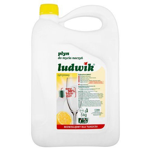 Ludwik płyn do mycia naczyń 5l cytrynowy