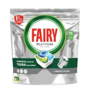Fairy Kapsułki do zmywarek Platinum All in One 75 szt