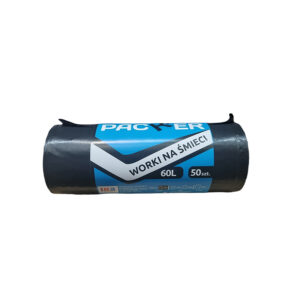 IKA Worki na śmieci PACKER 60 l a’50 czarne LDPE mocne