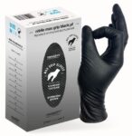 MEDASEPT Rękawice Nitrile Max Grip Black PF XL - 90 szt.