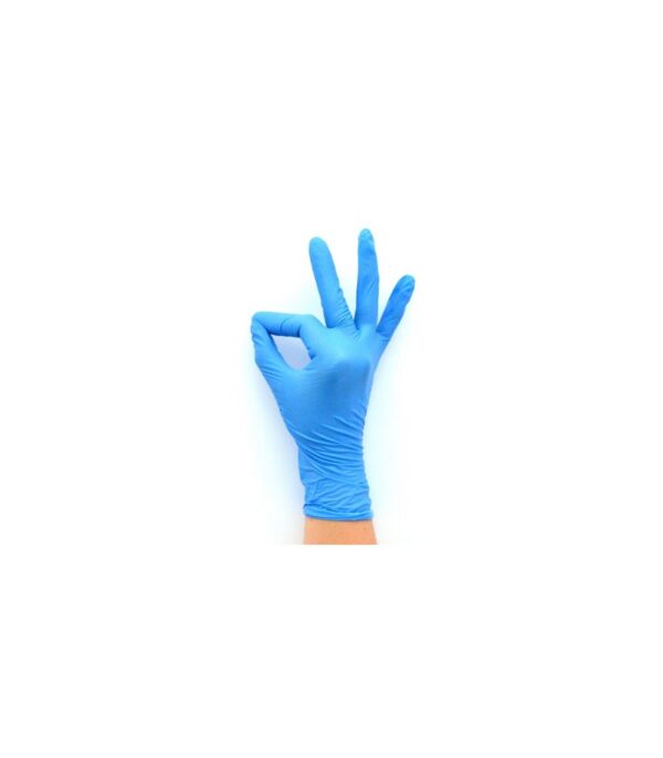 Rękawiczki nitrylowe niebieskie bezpudrowe diagnostyczne M MASTER PRIDE S468 2 Rękawiczki nitrylowe niebieskie bezpudrowe diagnostyczne M MASTER PRIDE S468