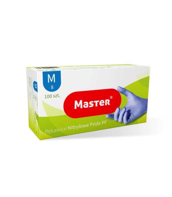 IKA Rękawice diagnostyczne nitrylowe niebieskie MASTER PRIDE 100 szt M 1 IKA Rękawice diagnostyczne nitrylowe niebieskie MASTER PRIDE 100 szt M