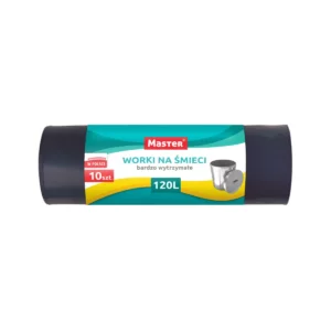 IKA Worki na śmieci Master 120l a’10 LDPE czarne