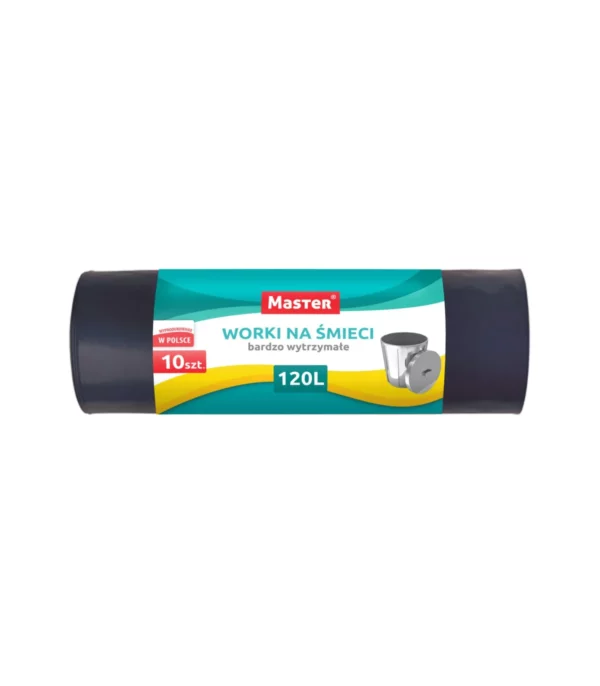 IKA Worki na śmieci Master 120l a’10 LDPE czarne