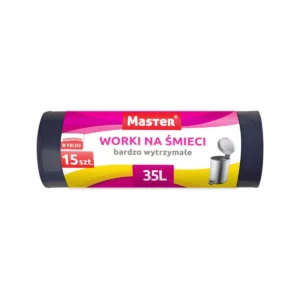 IKA Worki na śmieci Master 35 l a’15 czarne LDPE