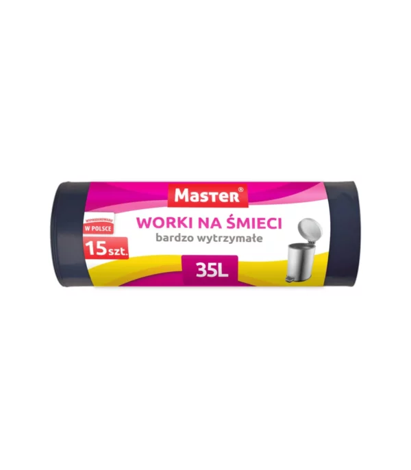 IKA Worki na śmieci Master 35 l a’15 czarne LDPE